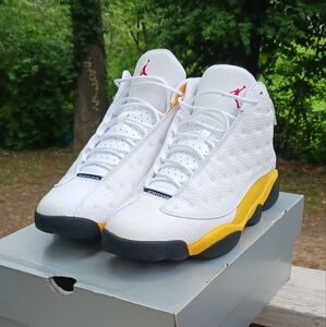 AIR JORDAN 13 RETRO White/University Red Del-Sol Mens Sz 13